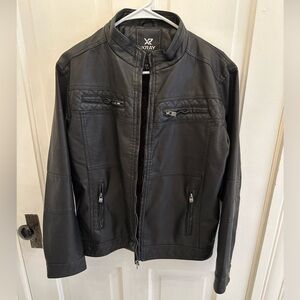 XRAY Faux Leather Jacket Size XL 18-20 Kids Fits Women M-L